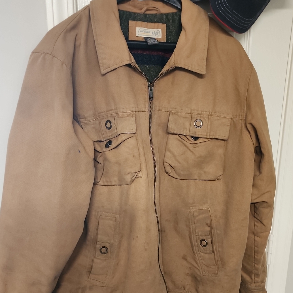 Urban Pipeline Tan Military Jacket